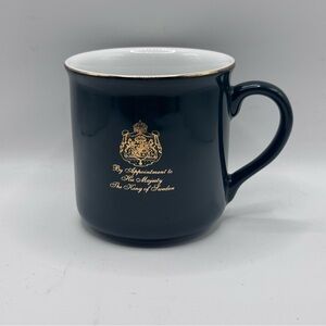 Gevalia Kaffe Collectible Green/Gold Coffee Cup